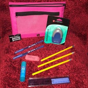 Back to school pencil case set